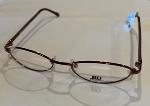 New Women's JLO JENNIFER LOPEZ JL104 Burgundy Color Metal Eyeglasses Frame - Picture 1 of 7