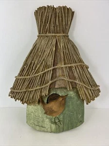 Hallmark Vintage Marjolein Bastin  Resin Birdhouse Wall Decor Natures Sketchbook - Picture 1 of 15