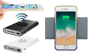 Zummy 10000mAh Qi Wireless Power Bank B Portable Charger W/ Silicone Suction Cup - Picture 1 of 6