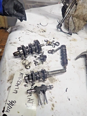 Yamaha AT3 125 1973 transmisión caja de cambios horquillas de cambio/tambor de cambio ++ Foto 1 de 4