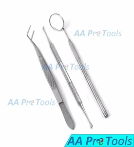Dental Mouth Mirror and Probe Hygiene Tooth Scraper Examination Basic Cleaning - Picture 1 of 3