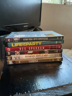 DVD Lot - 6 Movies - 21 Jump Street, Startrek, Life Of The Party, Red Sparrow Foto 1 de 4
