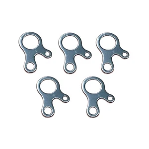  5pcs Outdoor Survival Multi-purpose Stainless Steel 3-Hole Buckle Knotting Tool - Picture 1 of 4