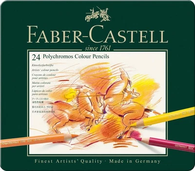 Faber-Castell Polychromos 彩色铅笔罐 24 110024 — 第 1/4 张图片