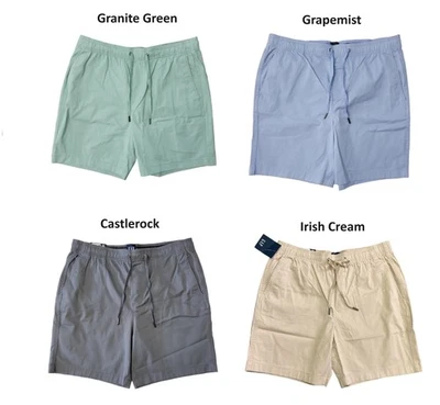 Gap Men's 7" Inseam Elasticized Waistband Stretch Twill Pull On Short - Image 1 of 2