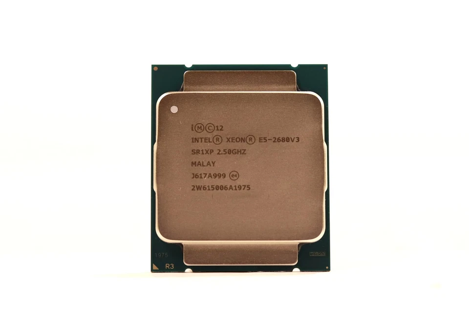 Procesador CPU Intel Xeon E5-2680 v3 2,50 GHz 12 núcleos 30 MB LGA 2011 P/N: SR1XP Foto 1 de 2