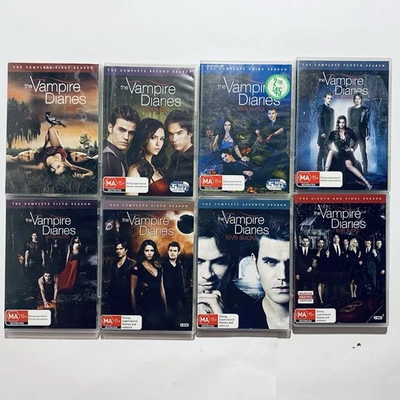 The Vampire Diaries Dvd Season 1 2 3 4 5 6 7 8 Complete Series 1-8 Region 4 - Image 1 of 4