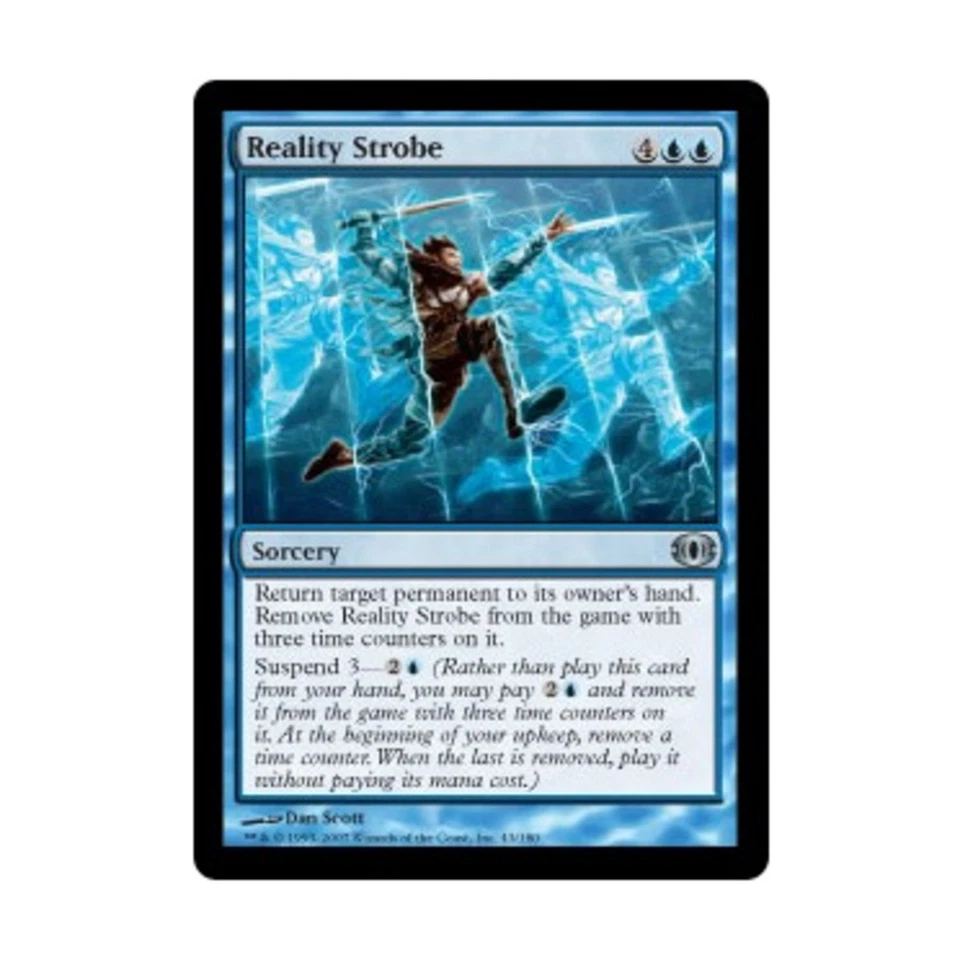 WOTC MtG Future Sight Reality Strobe (U) (Foil) NM - Image 1 of 1