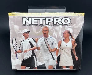 NetPro Tennis Premier Edition 2003 caja sellada de fábrica Lleyton Hewitt caja inferior - Imagen 1 de 4