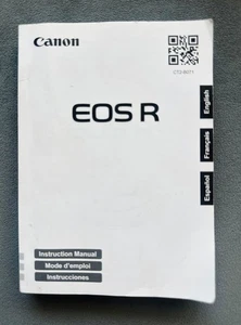 Bedienungsanleitung für Canon EOS R (Englisch/Spanisch/Französisch) - Bild 1 von 3