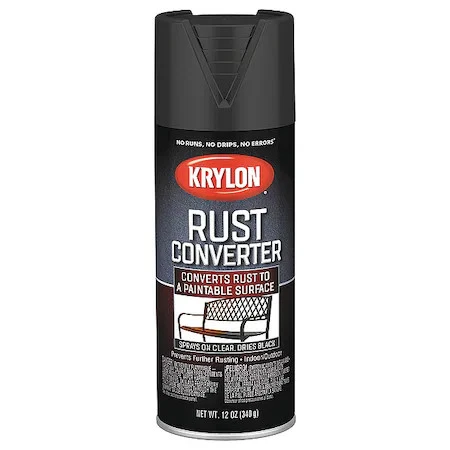 Krylon K02397007 Rust Converter, Black, 12 Oz., 20 Sq. Ft. - Image 1 of 1