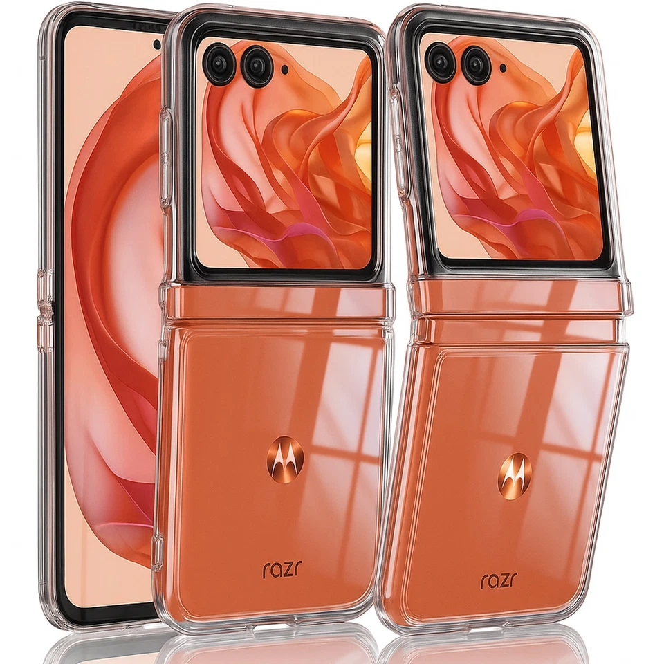 For Motorola Razr 2024 2025 Ultra Case Defender Phone Cover Shockproof Clear - Image 1 of 1