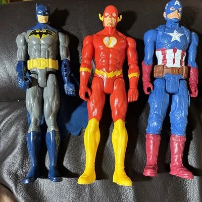 Lote de 3 superhéroes de 12 pulgadas Foto 1 de 4