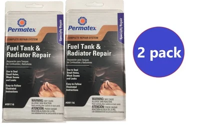 Permatex 09116 METAL tanque de combustible gas y kit de reparación de radiador de metal (paquete de 2) Foto 1 de 4