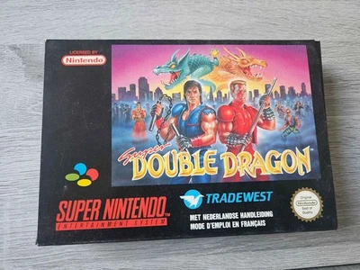 RARE Boite vide Super Nintendo Super Double Dragon FAH - Photo 1/4