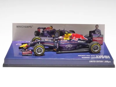MINICHAMPS 1:43 RED BULL RACING RB10 D. RICCIARDO WINNER CANADIAN GP 2014 - Image 1 of 4