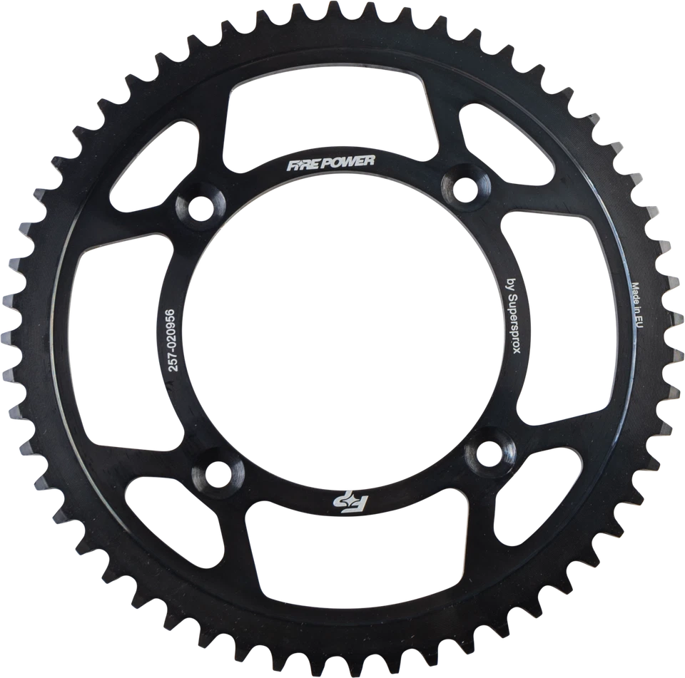 Piñón trasero de acero FIRE POWER 56 dientes para Honda CR80R y amplificador CRF150R Foto 1 de 1