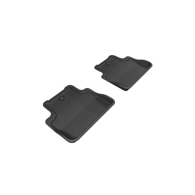 3D MAXpider Custom Fit Kagu Black 2nd Row Floor Liners for FWD Acura TL Foto 1 de 4