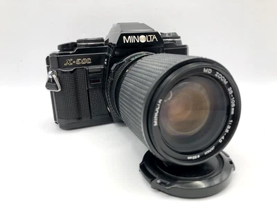 Minolta X-500 X-570 35mm Film Camera & 35-70mm F/3.5 Macro Zoom Lens Set DDP - Image 1 of 4