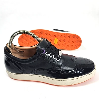 Royal Albatross Spikeless Leather Golf Shoes Women 7 Black Vibram Handmade Italy - Image 1 of 4