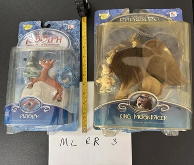 Rudolph Reno Luz Nariz Voladora Varilla / King Moonracer Lote 3 Carriles de Memoria Nuevo en Paquete Foto 1 de 3