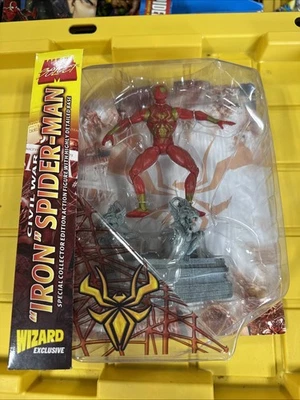 Marvel Select Civil War Iron Spider-Man Nuevo en Caja 2006 Wizard Exclusivo HSH Foto 1 de 2