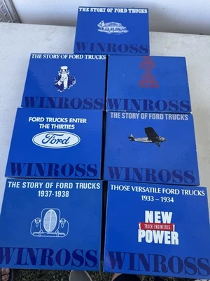 Winross Story of Ford Trucks 1905-1938 7  Tractor & Trailer Set 1:64 in Box - Image 1 of 4