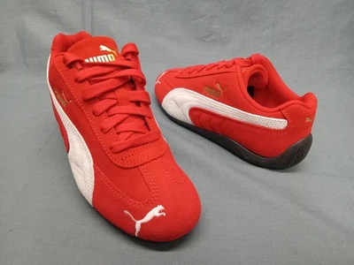 Puma Girls Speedcat PS Lace Up Sneakers Red White Size 13c NEW NO BOX! - Image 1 of 4