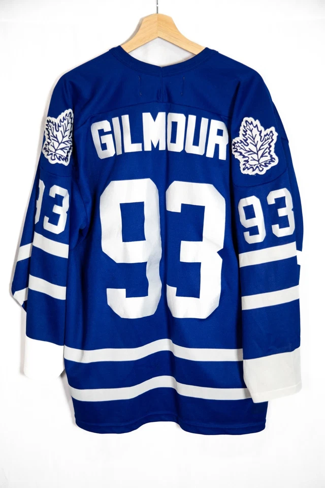 Camiseta deportiva de hockey vintage Toronto Maple Leafs Doug Gilmour #93 NHL CCM talla XL Foto 1 de 4
