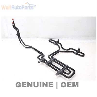 2004-2009 AUDI S4 B7 4.2L - Power Steering OIL Cooler LINE / PIPE 8E0422885BA - Image 1 of 4