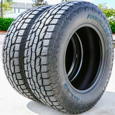 2 Tires Atlas Paraller A/T 265/70R15 112T (OWL) AT All Terrain Tire Foto 1 de 4