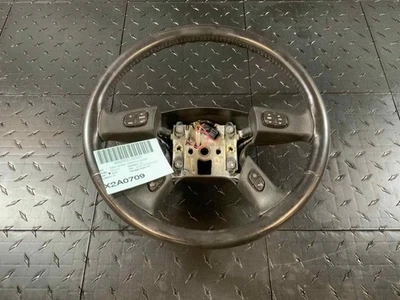 Volante de couro preto 03-07 Chevy Silverado 1500 (áudio de cruzeiro) 10364488 - Imagem 1 de 4