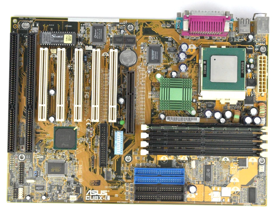 ASUS CUBX-E + Celeron 950MHz + 128MB RAM – Retro Gaming, 440BX chipset - Image 1 of 4