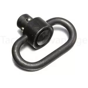 QD Rifle Sling Swivel Mount Quick Release Push Button Airgun Airsoft Black UK - Picture 1 of 6