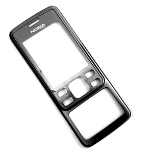 Nokia 6300 Carcasa Fascia Frontal + Pantalla Lente Cristal Negro 6300c Original - Imagen 1 de 1