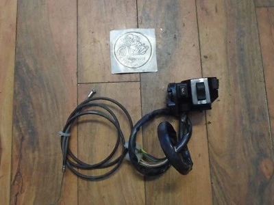 Yamaha XVZ1200 1983 Venture interruptores de manillar/palanca de obturación con cable de obturación  Foto 1 de 4