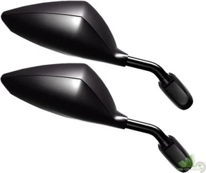 2 SPECCHIETTI CARENA PICCOLI YAMAHA YZF R1 2004 2005 2006 2007 2008 NERO SPECCHI - Foto 1 di 1