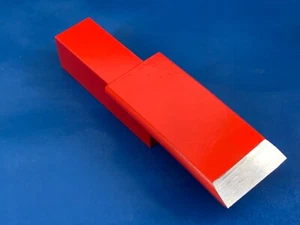 1-1/8” Hardy Schaft Schmied Amboss Heißschnitt Werkzeug 1-3/4” Federstahl lackiert ROT - Bild 1 von 7