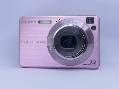 Sony Cyber-Shot DSC-W120  7.2MP Digital Camera - Pink - Image 1 of 4