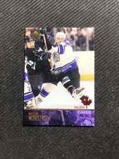 2003-04 UPPER DECK MATTIAS NORSTROM CANADIAN EXCLUSIVES RED LAST PRINT #ed 50/50