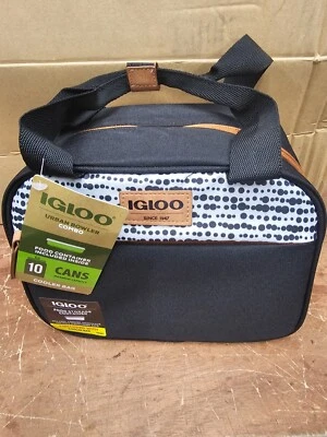 Igloo Repreve Urban Bowler Dots Lunch Tote Cooler Bag with Pack In Container - Image 1 of 3