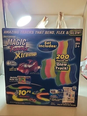 MTB-MC12/3 Xtreme 10 Feet Racetrack 1:64 Scale Slot Car Set, 20 Pieces - Image 1 of 2