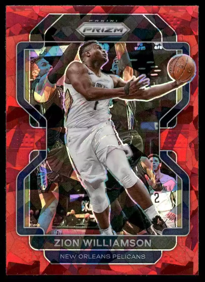 2021-22 Panini Prizm RED ICE Zion Williamson Pelicans #108 C41