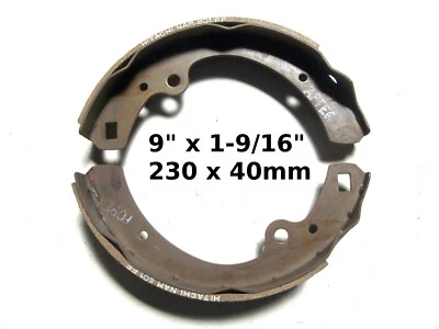 2 - Zapatas de freno de tambor Hitachi NOS para 1968 - 1978 Datsun PL510 610 710 ~ traseras Foto 1 de 3