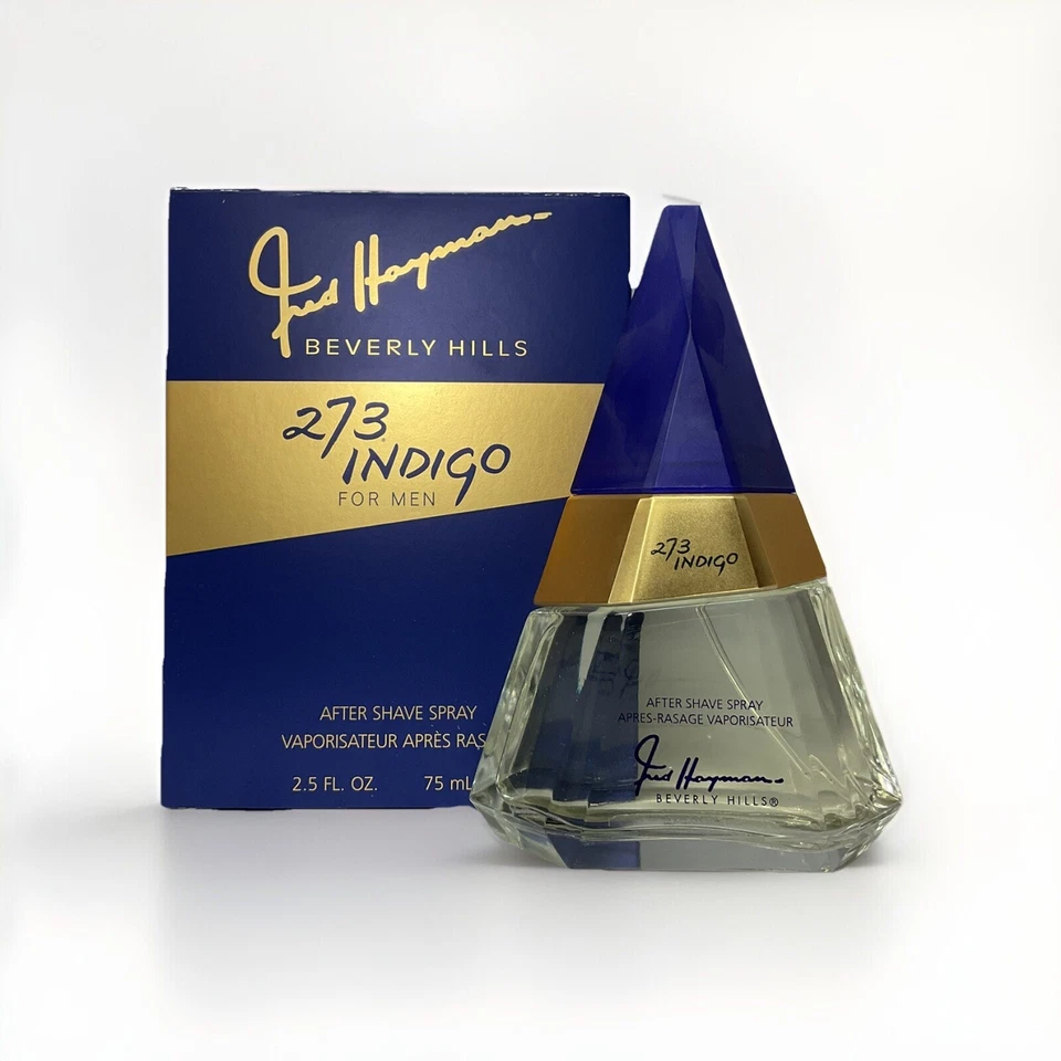 273 INDIGO Fred Hayman Beverly Hills 剃须后喷雾 2.5 盎司 - 如图所示  — 第 1/4 张图片