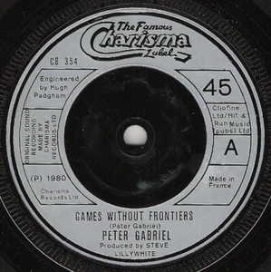 Peter Gabriel ‎– Games Without Frontiers/The Start/I Don't Remember, VINYL,7" - Foto 1 di 2