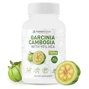 100% Pure GARCINIA CAMBOGIA Extract – 95% Natural HCA 1400mg – Fast Weight Loss - Picture 1 of 7