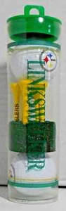 Pittsburgh Steelers Golf Balls & Tees Linkswalker New Vintage - Picture 1 of 2