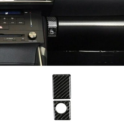 Lexus IS250 IS350 300 200T Fibra de Carbono Salpicadero Guantera Calcomanía Adhesiva  Foto 1 de 3