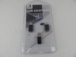 TrendOne USB Adapter 3 Pack New - Imagen 1 de 5